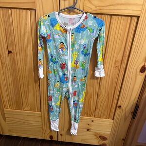 Little Sleepies Blue Sesame Street Zippy